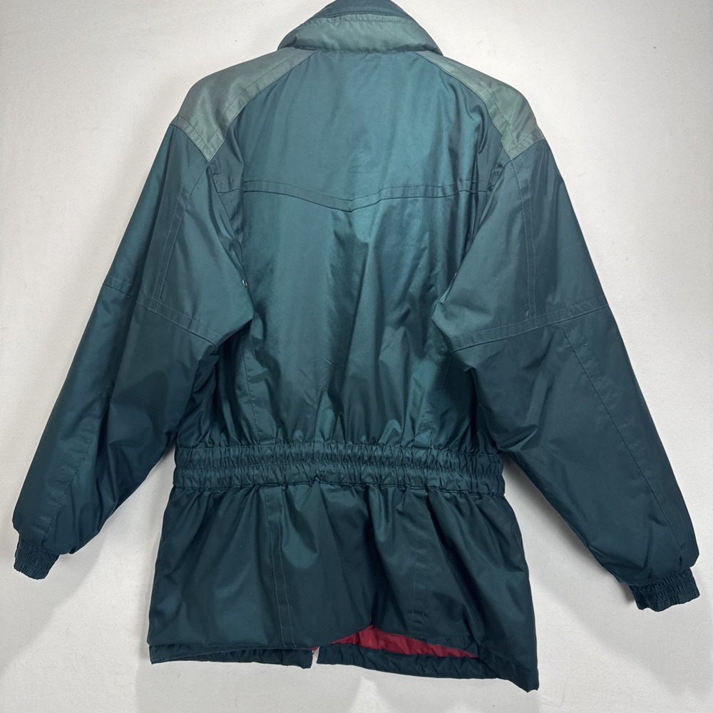 Retro VTG NEVICA  Ski Snowboard Jacket‎  RECCO Sz 38 M Teal - Picture 14 of 15